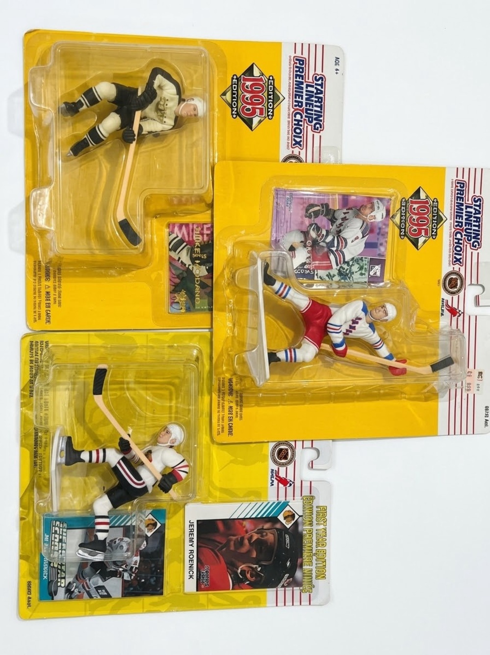 Vintage 90s Kenner Starting Lineup NHL Figure Lot Roenick Modano Graves SL
